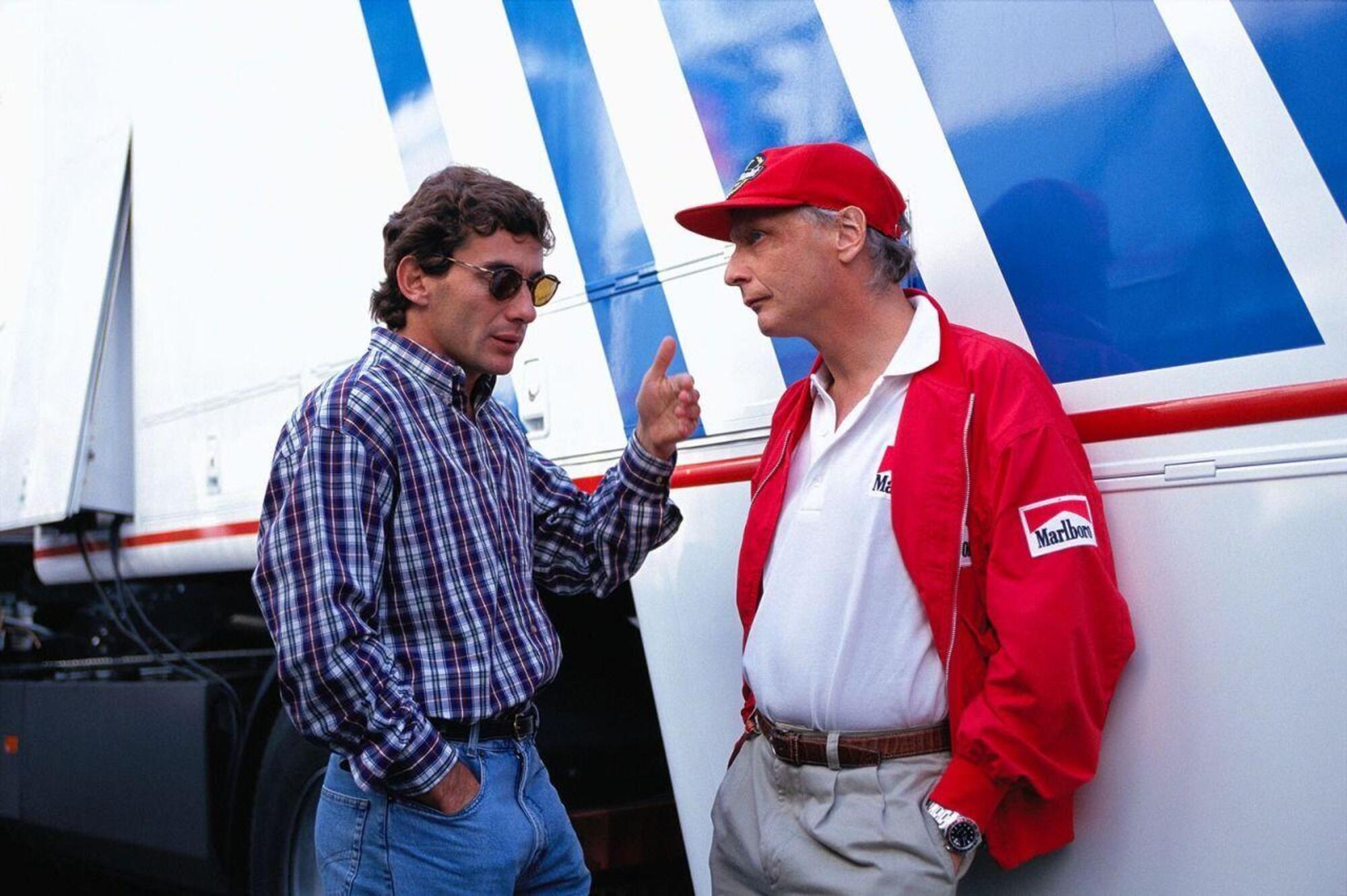Niki Lauda Ayrton Senna