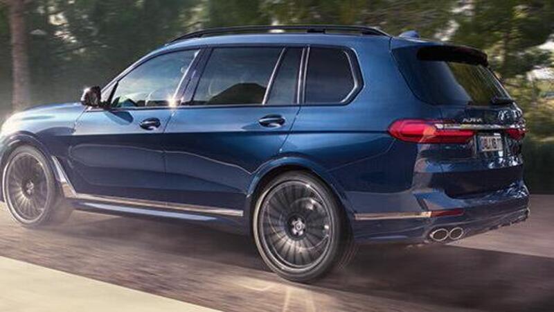 BMW nuovo X7 diventa XB7 Alpina: 130K per 7 posti, 8 cilindri e 612CV di SUV tedesco [300 Km/h]