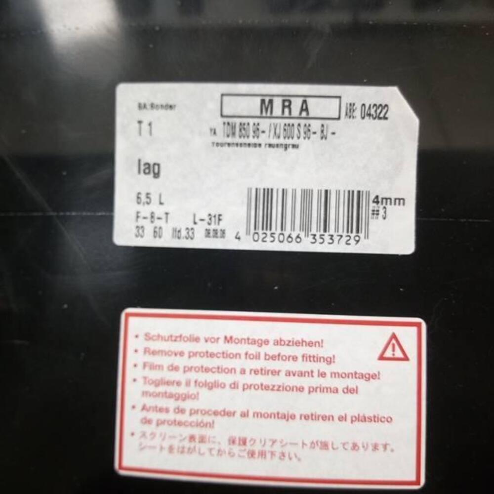 Plexiglass Yamaha XJ600 MRA (4)