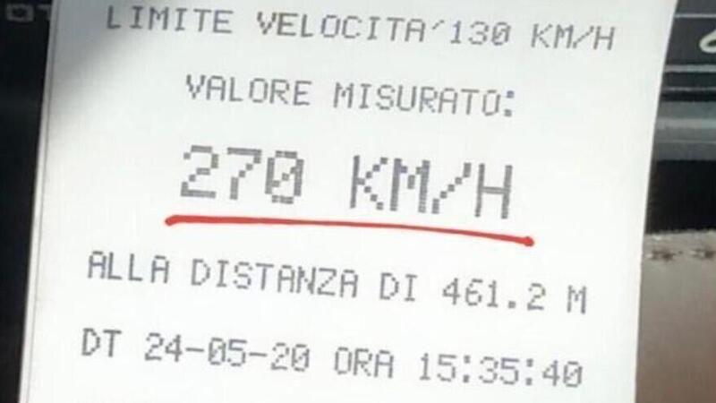 Porsche a 270 km/h in A4 tra Verona e Sommacampagna. Patente ritirata e 847 euro di multa!