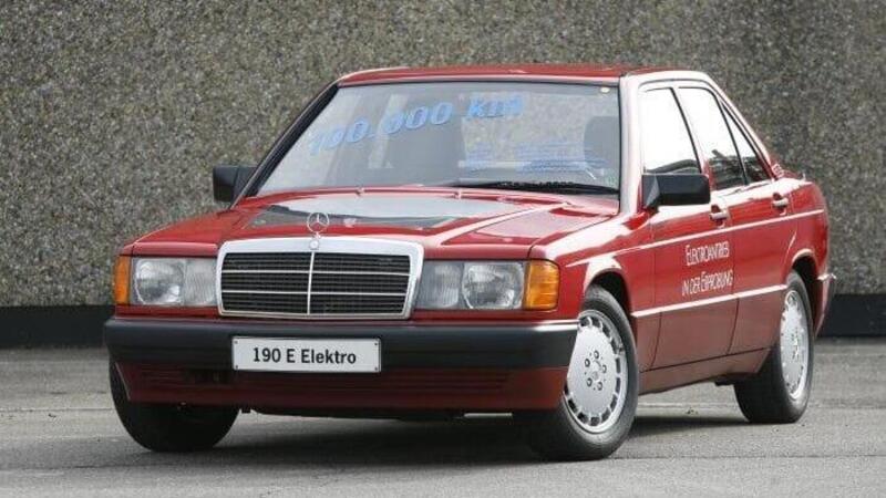 Mercedes 190 E Elektro, l&rsquo;elettrico premium di 30 anni fa