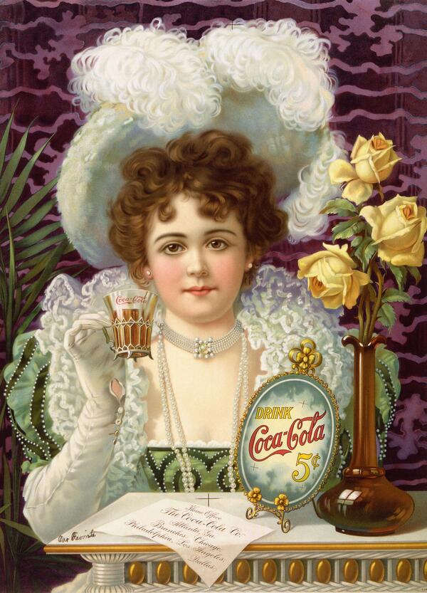La prima pubblicit&agrave; della Coca-Cola