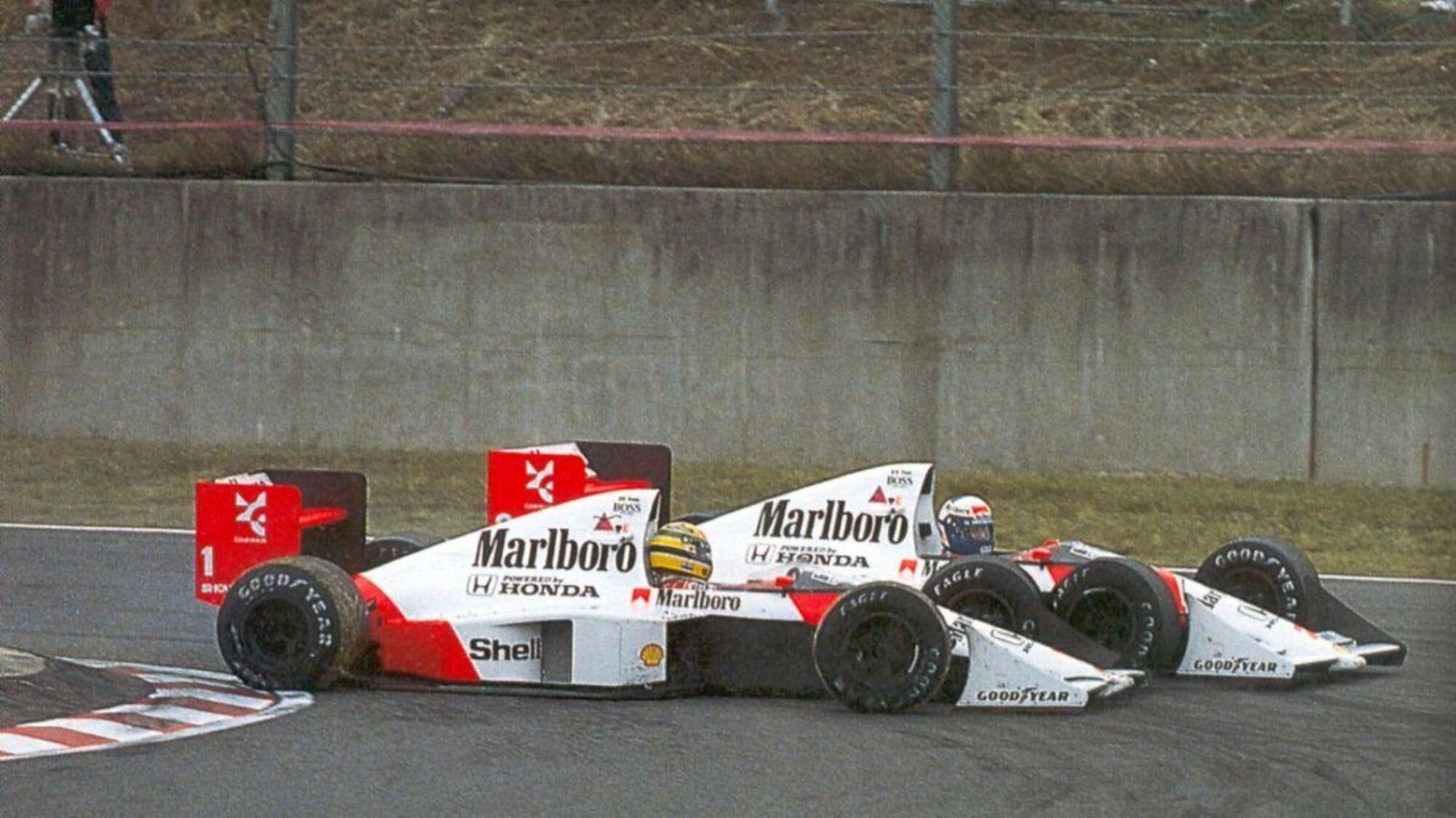 Ayrton Senna Alain Prost McLaren Suzuka 1989 incidente