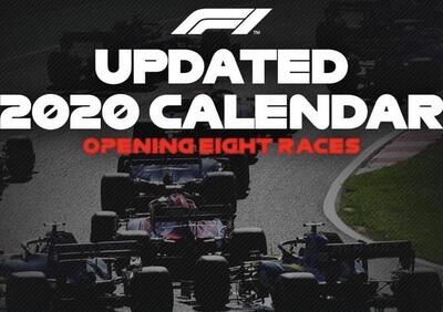 F1, svelate le prime otto gare del nuovo calendario della stagione 2020