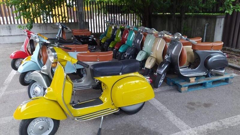 17 Vespa ed una Fiat 500 L sequestrate dalla Polizia Stradale a Bologna: telai ribattuti e libretti falsi
