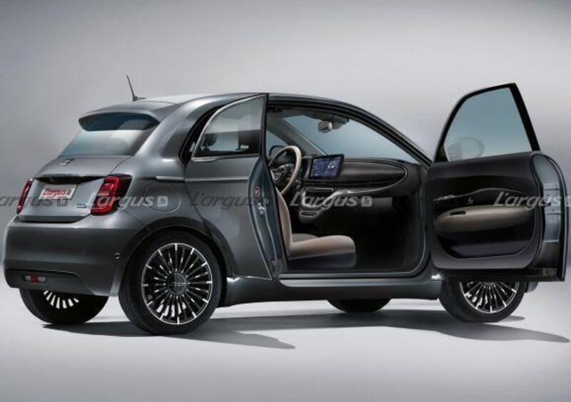 Fiat 500 &quot;Trepiuno&quot;, arriva l&#039;elettrica con la terza portiera (controvento)