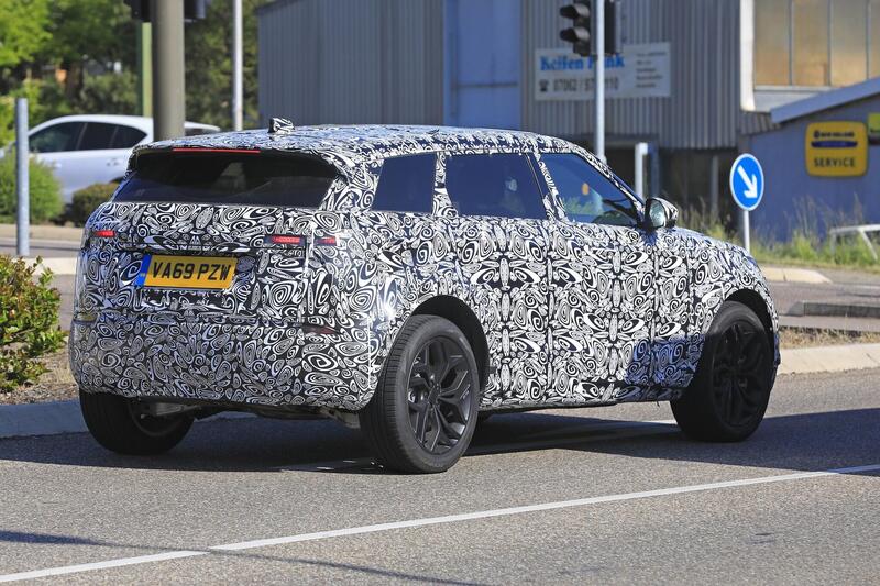 Il posteriore del Land Rover Evoque 7 posti