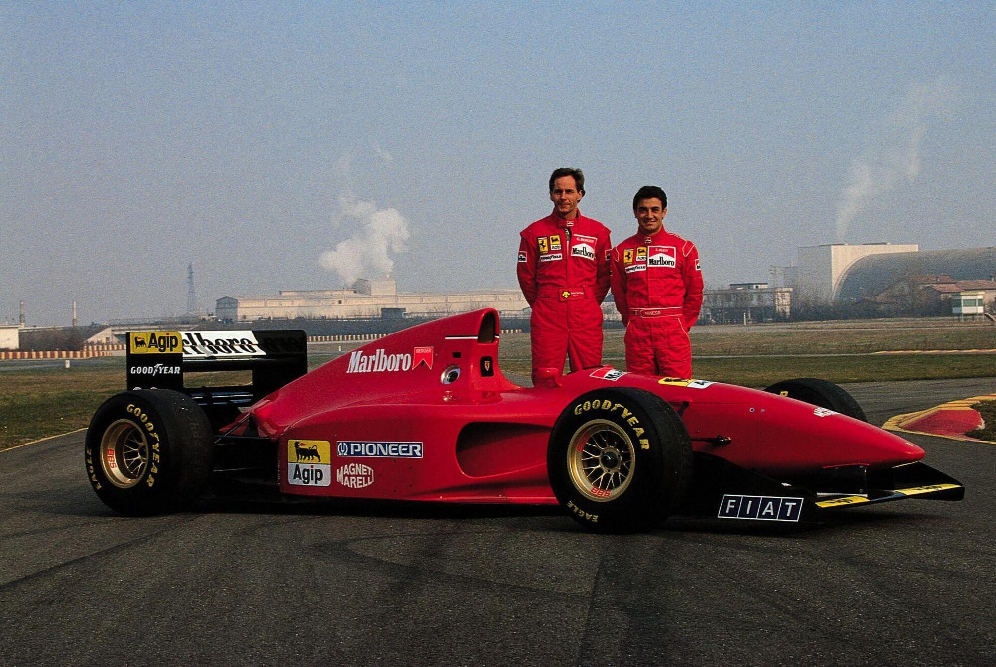 Gerhard Berger e Jean Alesi Ferrari 412 T1