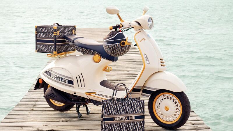 Vespa 946 Christian Dior, frutto della collaborazione di due icone