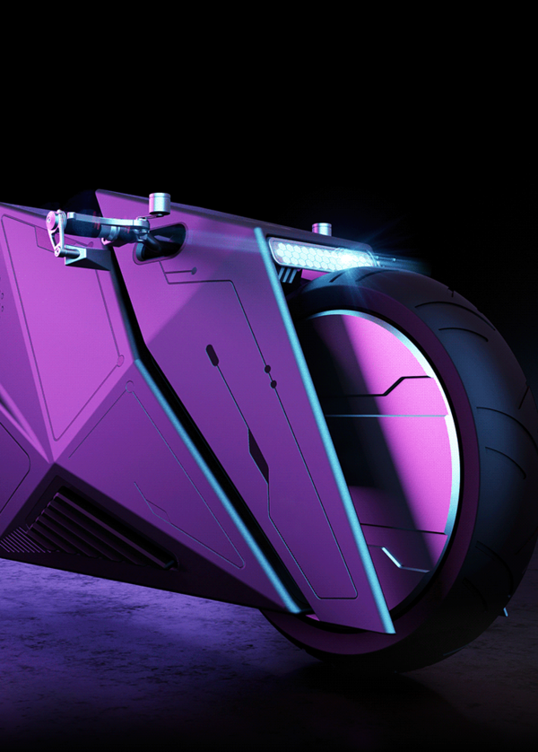 Hyper Cyber 2080: la moto venuta dal futuro per piegare su Marte