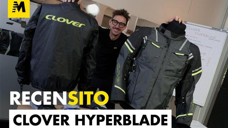 Clover Hyperblade. Giacca da moto due strati waterproof [English sub.]
