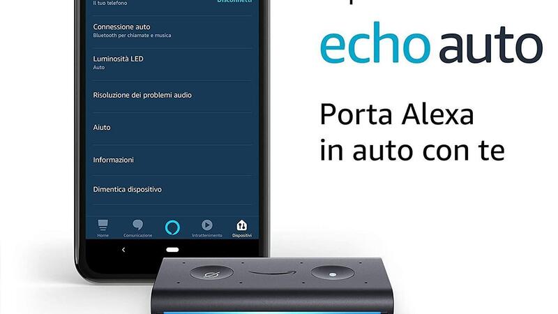 Amazon Echo Auto: eccolo ufficiale Italia a 59 euro di listino
