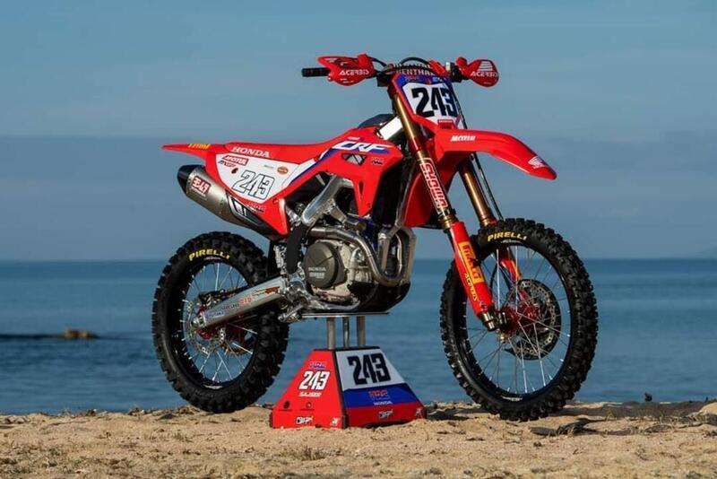 La Honda CRF450 HRC agli Internazionali d&#039;Italia