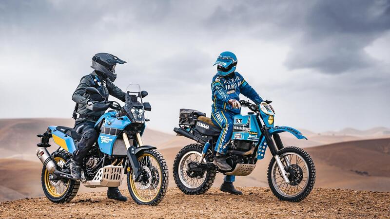 Yamaha T&eacute;n&eacute;r&eacute; 700 Rally Edition: il confronto con la XT 600 del 1983