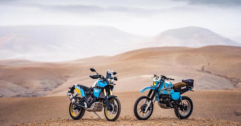 Yamaha T&eacute;n&eacute;r&eacute; 700 Rally Edition: il confronto con la XT 600 del 1983