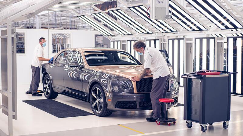 Bentley Mulsanne, cala il sipario: fine della produzione