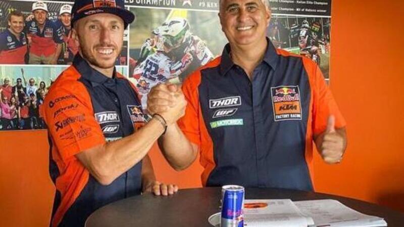 MXGP: Cairoli con KTM anche nel 2021