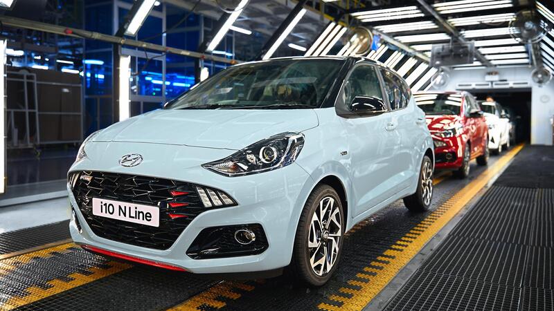 Nuova Hyundai i10 N Line: inizia la produzione, sul mercato in estate