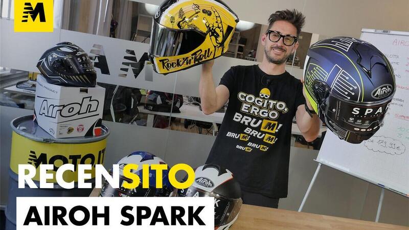 Airoh Spark. Casco integrale termoplastico super cool!