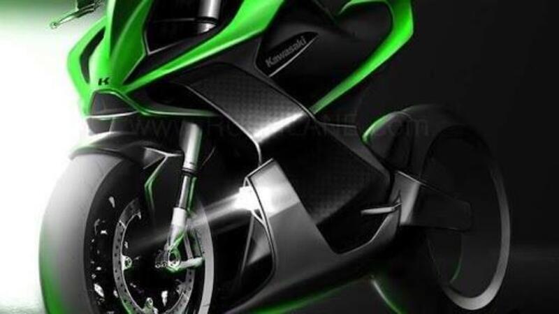 Kawasaki brevetta un 4 cilindri a due tempi sovralimentato