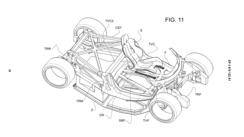 Incredibile novit&agrave; Ferrari, Elettrica: brevettata la prima Rossa supersportiva EV [telaio a prova di crash-test e pacco batteria integrato]