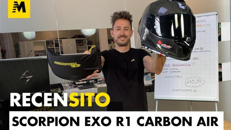 Scorpion EXO R1 Carbon Air. Casco integrale racing