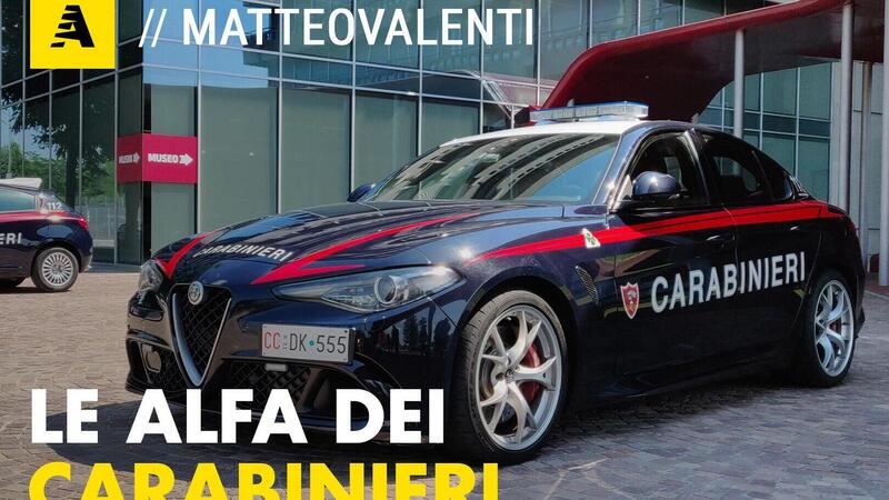 Le Alfa Romeo dei Carabinieri pi&ugrave; belle della storia [Video]