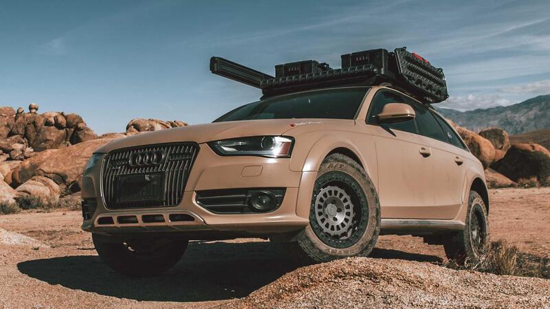 Audi A4 allroad: trasformata in un vero fuoristrada