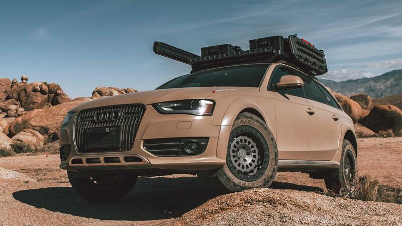 Audi A4 allroad: trasformata in un vero fuoristrada