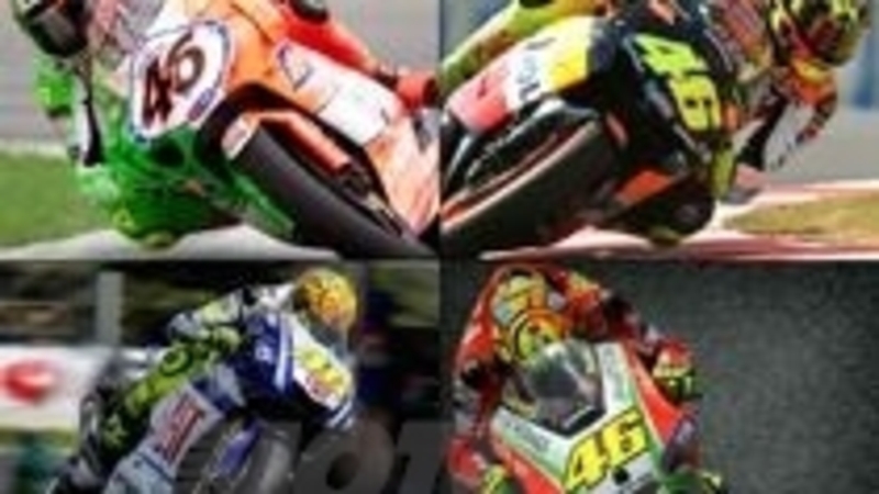 Valentino Rossi: la carriera e i cambi di casacca