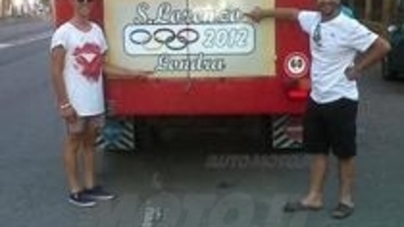 Viaggio a Londra per seguire Marco Aurelio Fontana, il ciclista motociclista