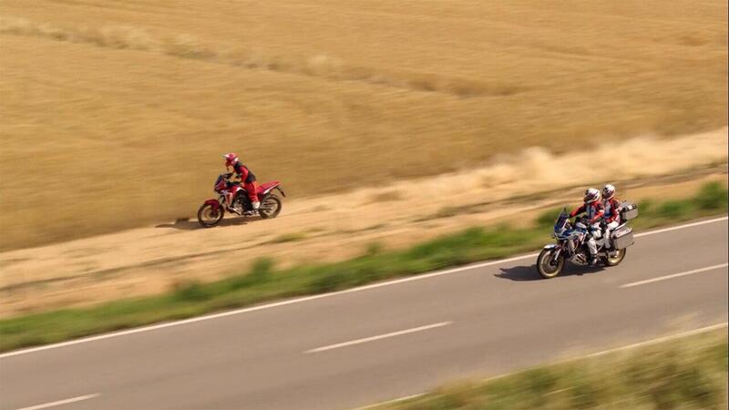 Honda Africa Twin 1100: Marco Aurelio Fontana protagonista del nuovo video