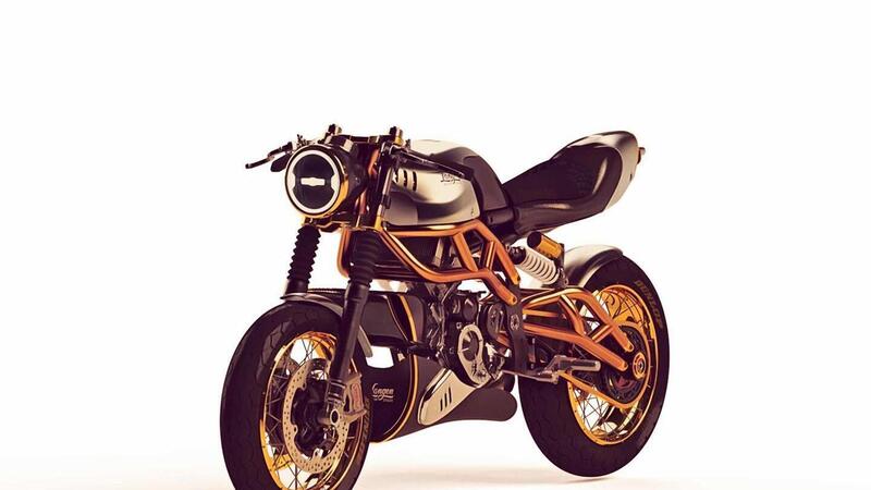 Langen 250, una Caf&egrave; Racer con motore Vins 2T