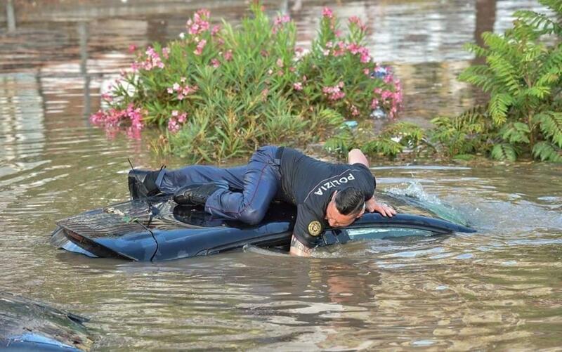 Palermo: le immagini della bomba d&#039;acqua che ha sconvolto la citt&agrave;