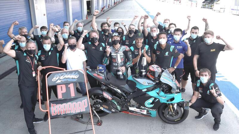 MotoGP a Jerez. Fabio Quartararo: "Il giorno pi&ugrave; bello della mia vita"