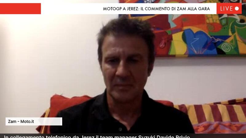 MotoGP a Jerez: il dopogara con Zam e Davide Brivio