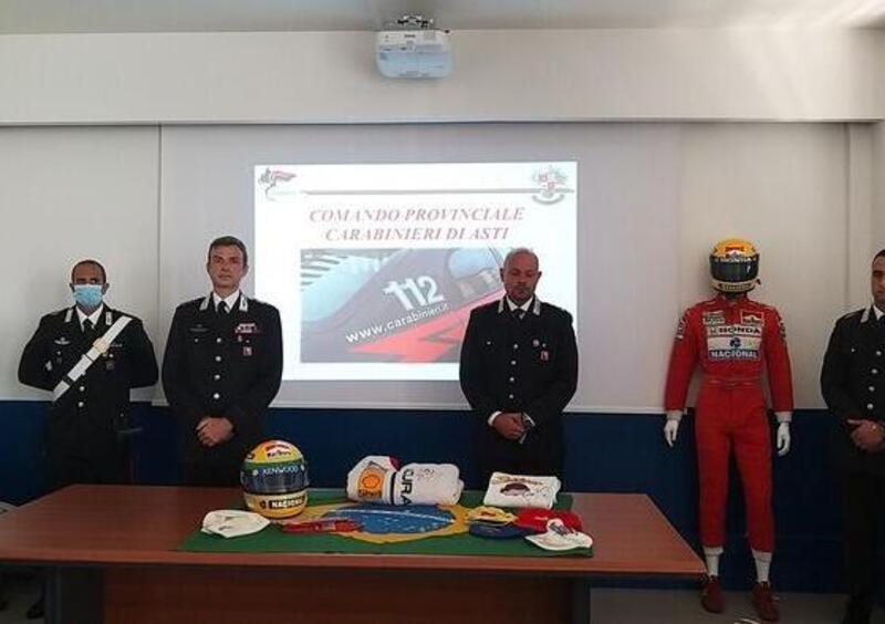 Asti: avevano rubato i cimeli di Ayrton Senna da una collezione di 300K Euro. Arrestati due 30enni