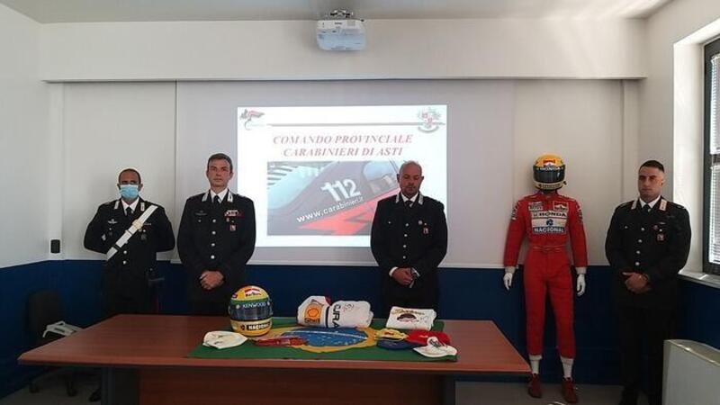 Asti: avevano rubato i cimeli di Ayrton Senna da una collezione di 300K Euro. Arrestati due 30enni