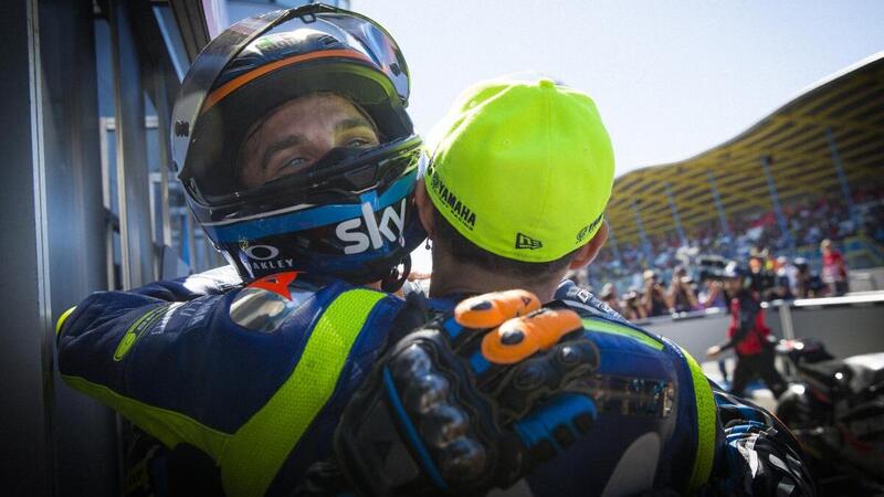 MotoGP 2020. GP di Andalusia, Valentino Rossi intervista Luca Marini... E viceversa! 