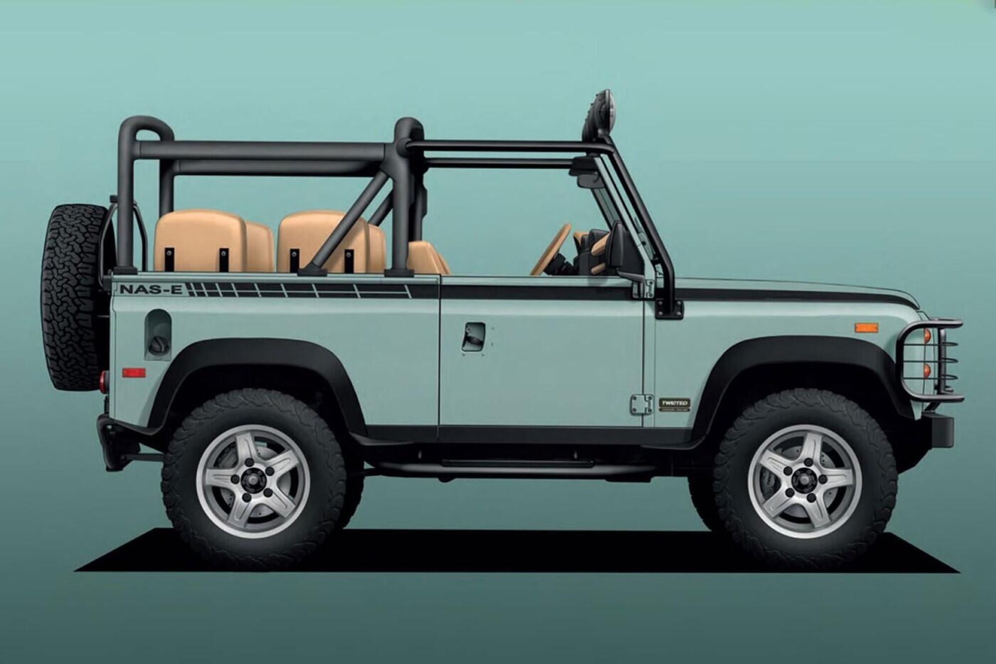 twisted automotive electric land rover defender 90 NAS-E 2