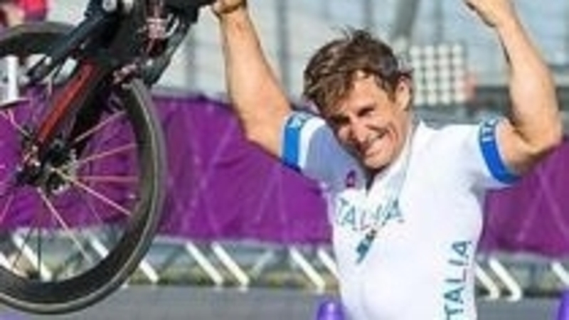 Alex Zanardi medaglia d'oro Handbike alle Paralimpiadi 2012