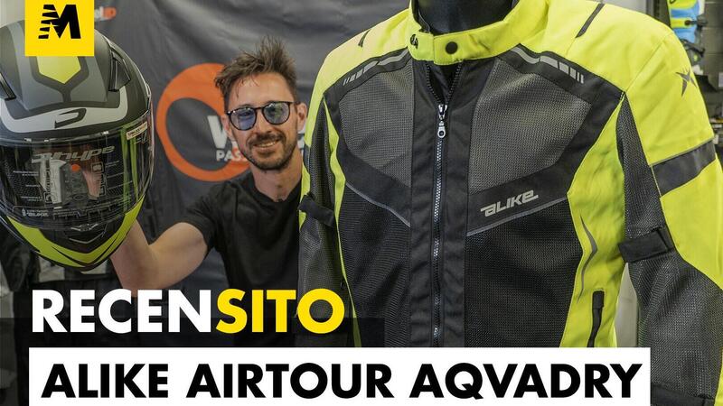 Wheelup: Alike Airtour Aqvadry. Recensione giacca touring moto