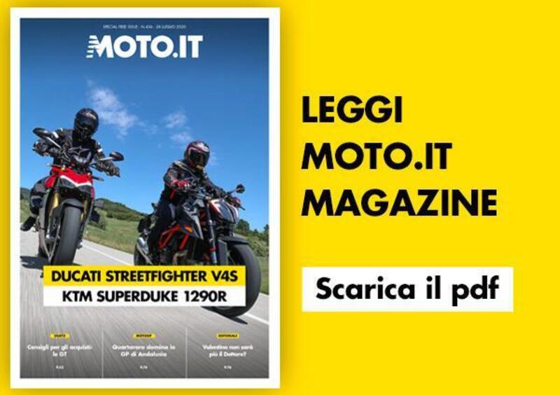 Magazine n&deg; 436: scarica e leggi il meglio di Moto.it