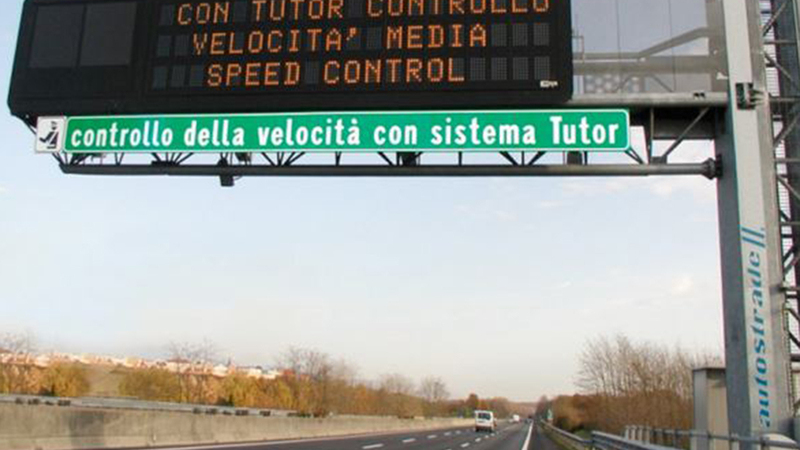 Tutor in autostrada: la mappa per il 2020. Ecco dove sono