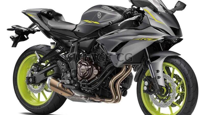 Yamaha YZF-R7: e se la media fosse su base MT-07?