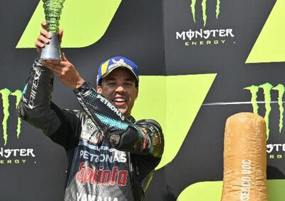 MotoGP a Brno. Franco Morbidelli: Felice se il mio stile è uguale a quello di Valentino Rossi