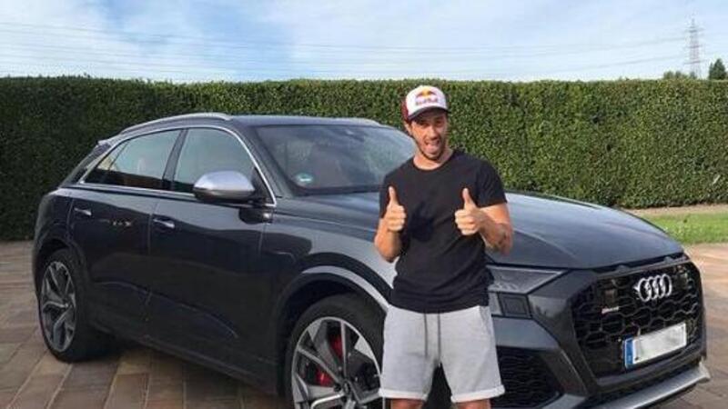 Andrea Dovizioso e l&rsquo;Audi RS Q8: &ldquo;Semplicemente fantastico!&rdquo;