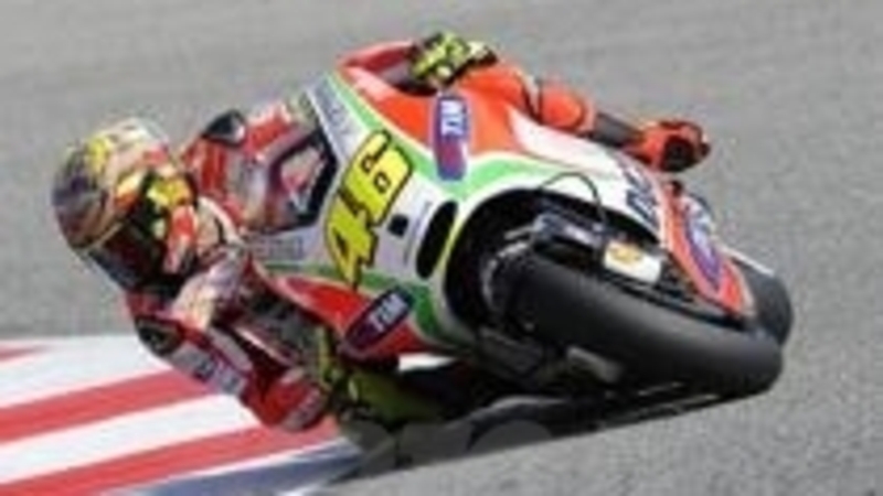 Test Ducati: Rossi prova un altro telaio