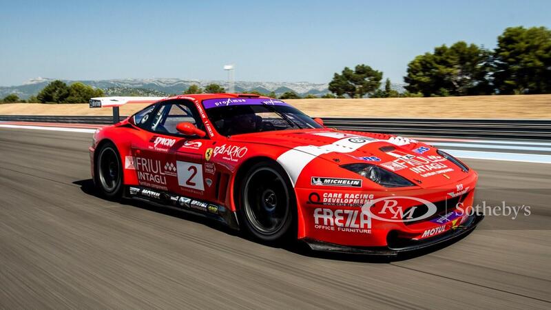 All&#039;asta da Sothebys la Ferrari 550 GT1 protagonista dell&#039;endurance nel primi Anni 2000 [FOTO]