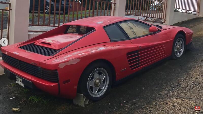 [VIDEO] Ferrari Testarossa abbandonata da 17 anni e ancora funzionante.. a 26.000&euro;